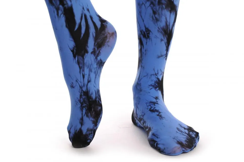 Black & Blue Colour Splash (Tie Dye)