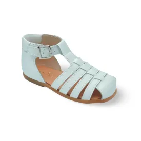 Blake- White Leather Sandals