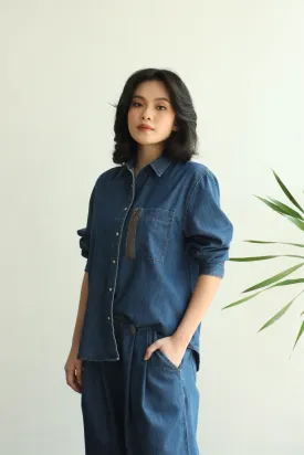 Ellie Denim Blouse