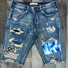 Kloud 9- medium blue denim shorts