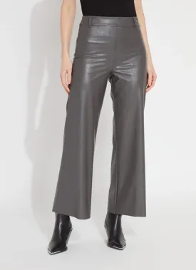 Lysse Hi Waist Vegan Leather Wide Leg Pants