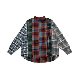 Pre Order:  Multicolor Plaid Loose Shirt