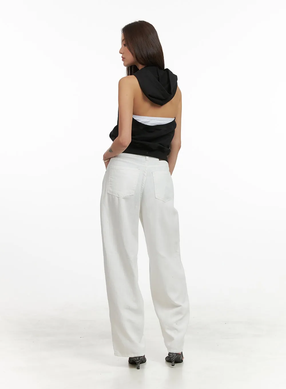 Summer Cotton Wide Leg Pants CY424