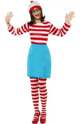 Where's Wally Womens Plus Size Wenda Book Week Costume