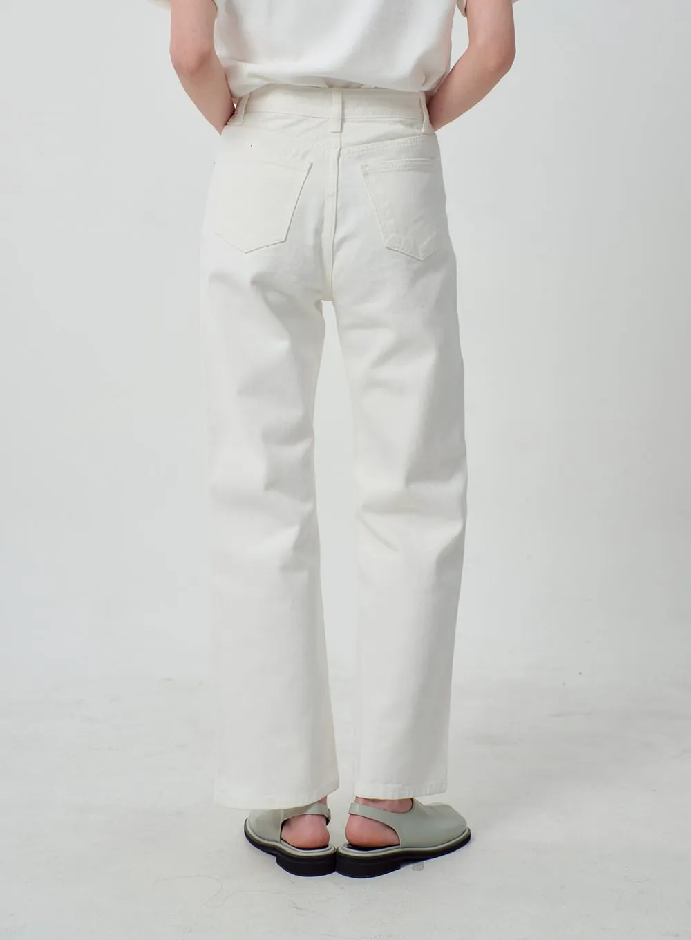 Wide Leg Bootcut Cotton Pants OJ318