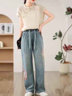 Women’s Everyday Looks Elevated with Embroidery Bottom